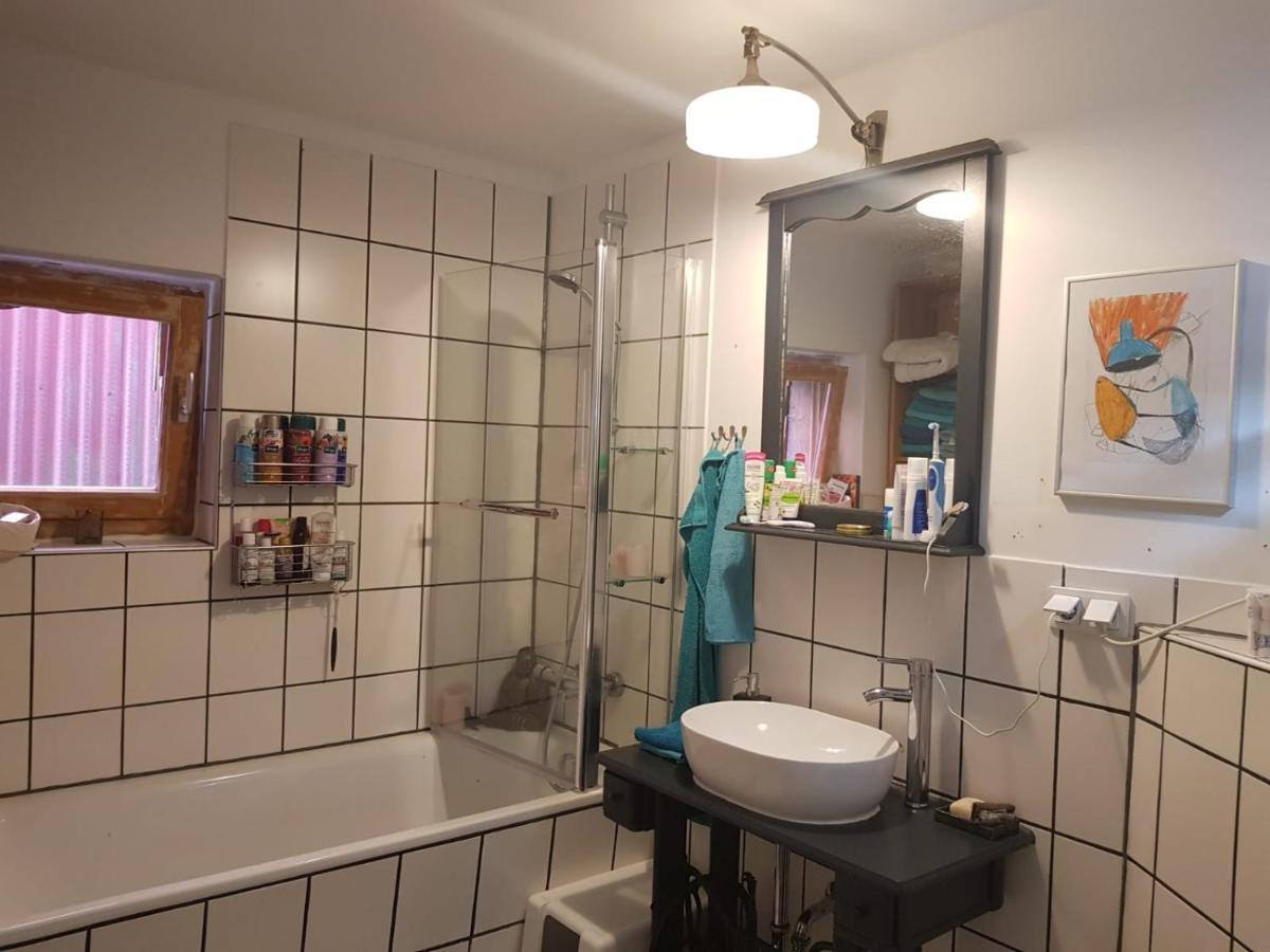 Aeltestes Haus In Quentel - Ferienwohnung 2 Mit Dachterrasse Lichtenau Buitenkant foto
