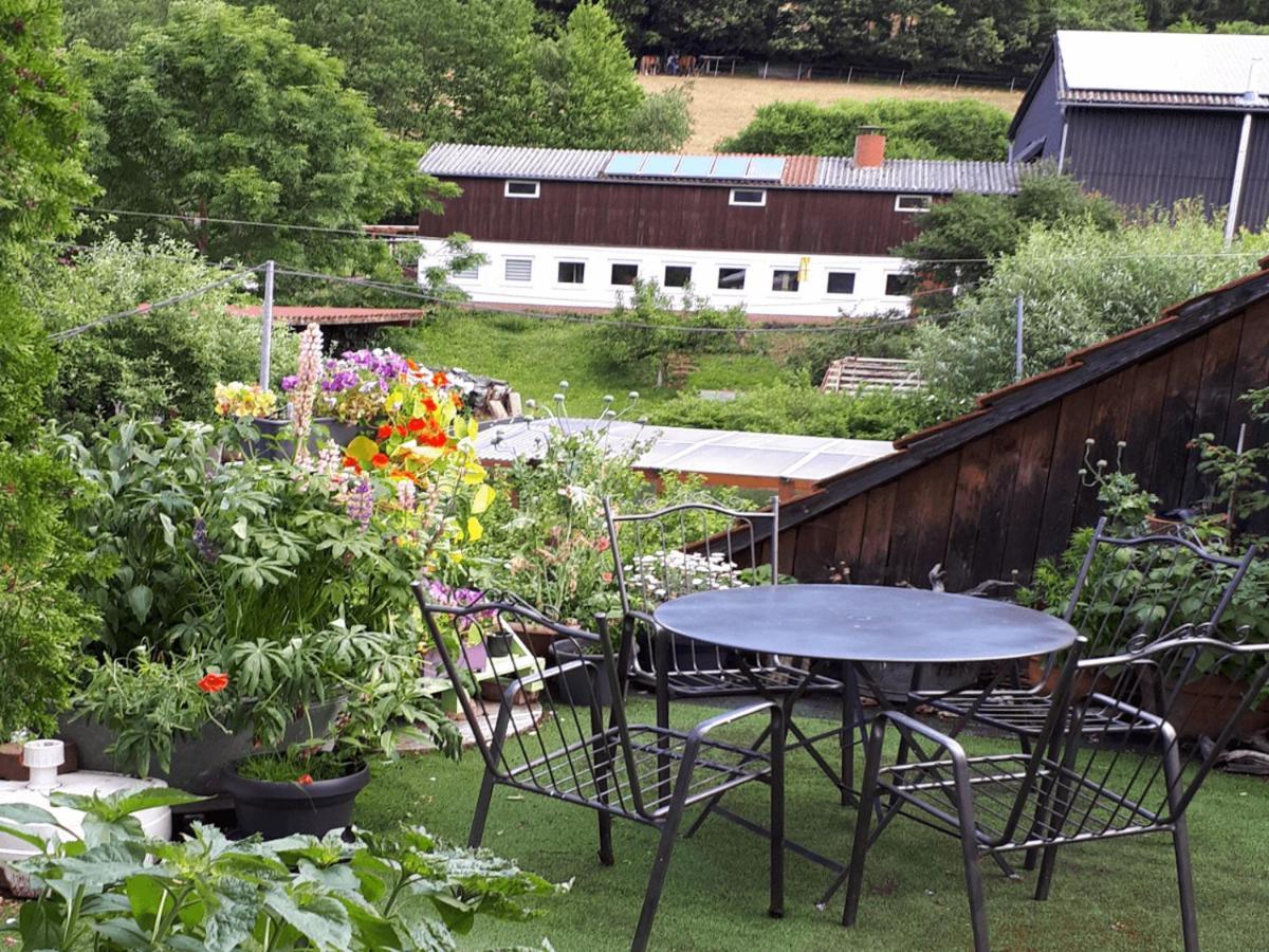 Aeltestes Haus In Quentel - Ferienwohnung 2 Mit Dachterrasse Lichtenau Buitenkant foto